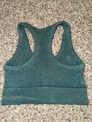 FP Movement by Free People Forest Green Racerback Tank Sports Bra thumbnail 2
