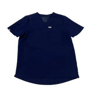 FIGS Kaya Classic V Neck Scrub Top - Blue - XS thumbnail 5