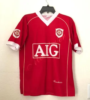 Manchester United AIG WayneRooney #8 Soccer Football Jersey V-Neck thumbnail 1