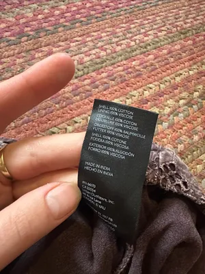 FREE PEOPLE BROWN Mauve Eyelet Mini Skirt SKORT asymmetrical thumbnail 3