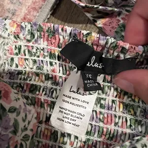 Lulus Even Sweeter Floral Print‎ Crop Top Xsmall thumbnail 12