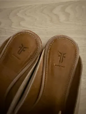 Frye Leather Mules thumbnail 3