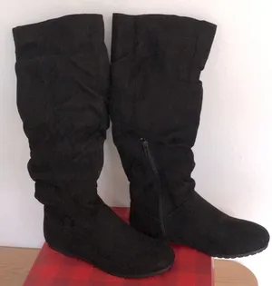 New True Craft Micro Suede Feel Slouch Boots 7.5M thumbnail 6