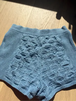 Spell blue knit bonfire organic cotton shorts thumbnail 5