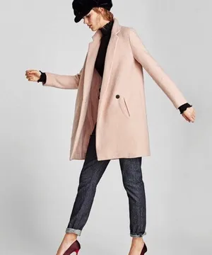 ZARA Soft Crossover Coat thumbnail 3
