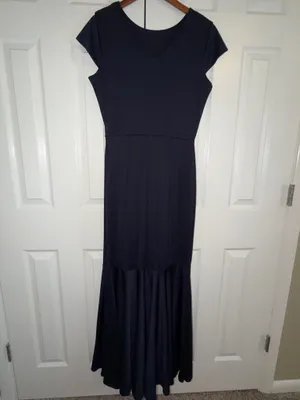 Amazon Formal Navy Dress Blue Size L thumbnail 4