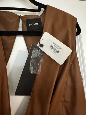 DO+BE Leather Romper Brown thumbnail 2