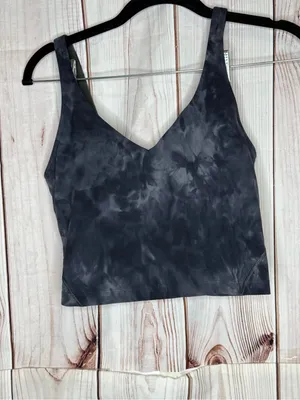 Lululemon Align Tank in Diamond Dye Pitch Grey Graphite Grey Size 8 thumbnail 2