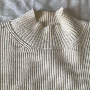 Maeve women's large white Ivory Knit Pullover balloon sleeve boho oversized thumbnail 3
