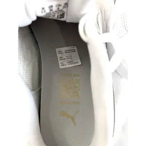 PUMA White Platform Sneakers Womens 6 /‎ Youth 4.5 Clean Girl Minimalist Shoes thumbnail 5