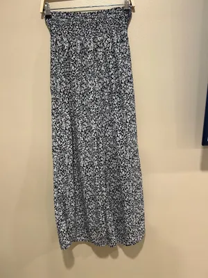 Wide leg floral pants Gray Size M thumbnail 3