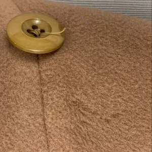 Vintage single button wool swing coat tan L Tan Size L thumbnail 8