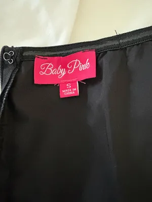 Baby Pink romper snakeskin Black thumbnail 2