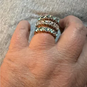 Silver Women's Ring Set NWT thumbnail 4