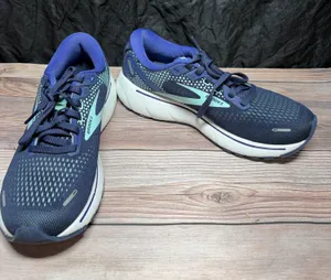 Brooks Ghost 14 Sneaker Shoes Navy Blue 6.5 thumbnail 1
