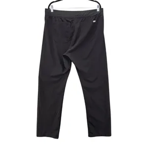 FIGS Technical Womans Scrub Pants XLT XL Tall Black Highrise Livingston Wide Leg thumbnail 2