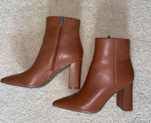 Marc Fisher Brown Booties thumbnail 1