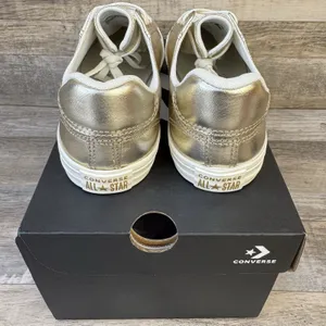 NEW Converse Chuck Taylor Dainty Lucky Ox Gold Metallic A15448C Women's Size 9.5 thumbnail 5