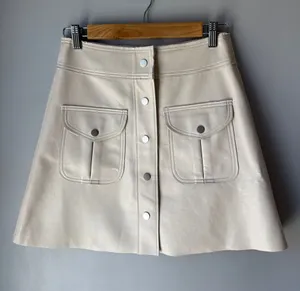 Molly Bracken Vegan Leather Mini Skirt thumbnail 1