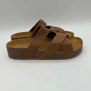 New. Brown Sandals for Women – Soft Cushioned Soles, Casual Warm Weather Wear thumbnail 8
