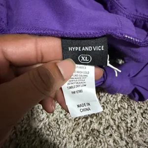 Hype and Vice NYU New York University Bandana Tube Top Purple XL NEW thumbnail 4