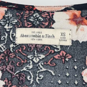 Abercrombie & Fitch Y2K Babydoll Mini Dress Sz XS Floral Whimsigoth Fairy Grunge thumbnail 8