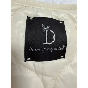 Anthropologie Do Everything in Love Quilted Puffer Vest Women OS Cream Longline thumbnail 6