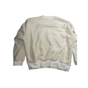Vintage Cream Grandma Crewneck‎ Embroidered Velvet Sweater By Twins thumbnail 8