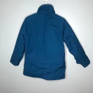 Woolrich vintage women's blue winter puffy jacket with pockets heavy medium thumbnail 10
