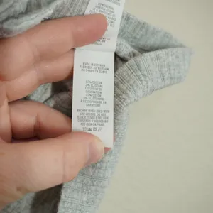 Aerie Size Medium Grey Ribbed Scoopneck Lace Trimmed Button Front Girly Layering thumbnail 4