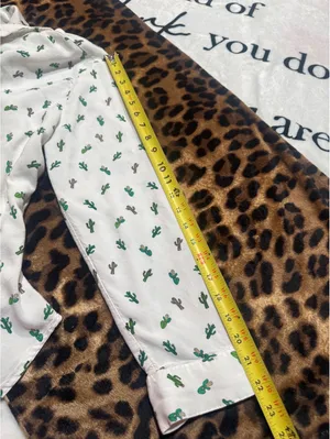 Per Se white button-down Western shirt with cactus print  Size XL thumbnail 7