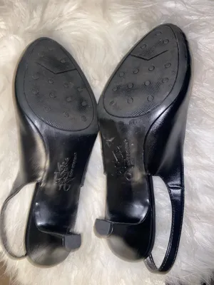 Life Stride Black Slingback Mid Heel Pumps thumbnail 6