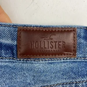 Y2K Hollister Denim Distressed Mini Skirt Jean size 00 thumbnail 6