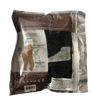 Annette Maternity Soft And Seamless Full Coverage Capri Shaper Black XL thumbnail 1