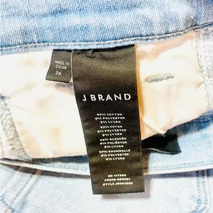 J Brand Light Blue Distressed Skinny Jeans Sz 26 thumbnail 8