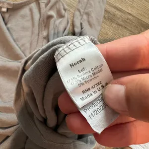 PJ HARLOW norah 3-4 sleeve‎ rib tee in clay size small thumbnail 8