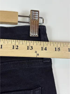 Zara Women’s Black High Rise Flare Bootcut Stretch Jeans Size 6 thumbnail 6