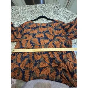 Natural Life Charlotte Boho Dress in Navy/Rust Size Large XL Maxi thumbnail 7