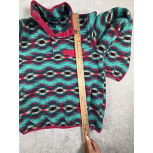Patagonia Synchilla Snap-T Fleece Pullover Wild Desert Beryl Green Size M thumbnail 8
