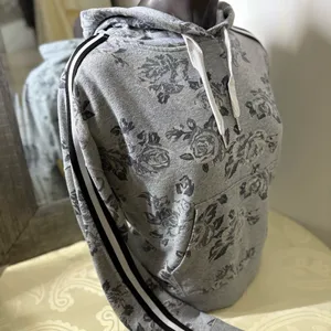 Calvin Klein Gray Floral Hoodie Sweater thumbnail 16