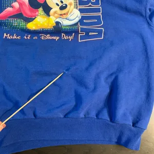 Vtg Disney Minnie‎ Mouse Florida Graphic Sweatshirt Blue Crewneck Adult Large thumbnail 6