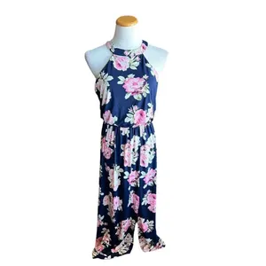 Womens Trixxi Stunning Floral High Neck Maxi Dress - Sz L thumbnail 3