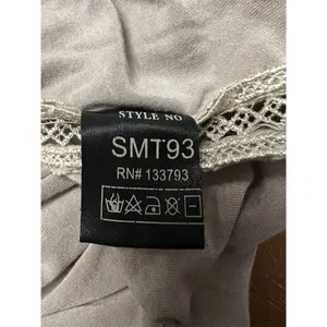POL Women's Cold Shoulder Boho Top Lace Detail Gray Size L thumbnail 6