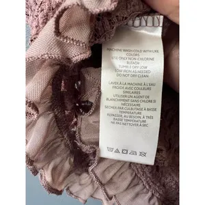 Free People Boho Rose Lace Long Sleeve Crop Top with Ruffle Trim thumbnail 11