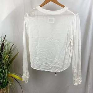 Rails White Long Sleeve Lace Up Bodice Blouse Top XS thumbnail 4