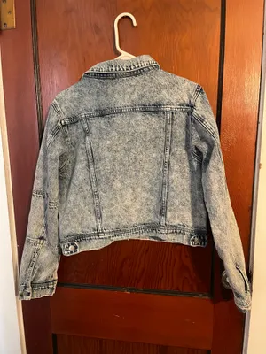 Acid wash Jean Jacket size M cropped thumbnail 2