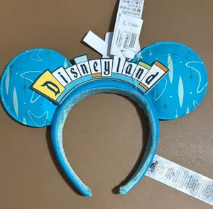 Disney Parks D23 making magic retro Marquee Sign Minnie Ears Headband Disneyland thumbnail 1