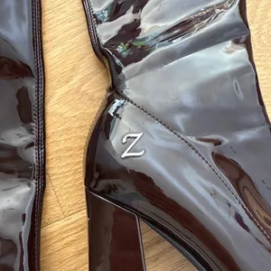 Zemeta - Glossy Choco Long Boots in Dark Brown thumbnail 6