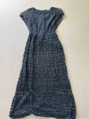 Forever 21 Black lace maxi dress thumbnail 2