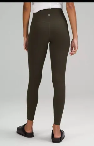 Lululemon NWT Align HR Pant 28” Dark Olive Size 18 Authentic ( SOLD OUT) thumbnail 2
